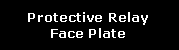Text Box: Protective RelayFace Plate